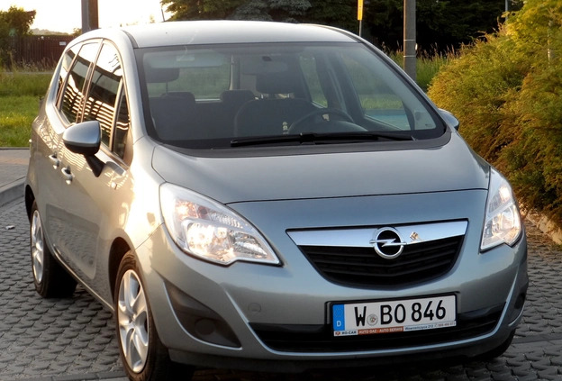 Opel Meriva cena 23900 przebieg: 111407, rok produkcji 2010 z Brzesko małe 301